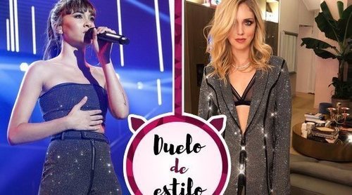 Chiara Ferragni y Aitana Ocaña, rendidas ante este total look de brillos