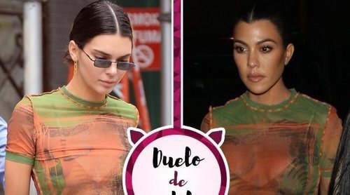 Kourtney Kardashian y Kendall Jenner, dos hermanas que comparten armario