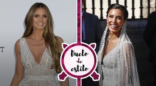 El vestido de novia de Pilar Rubio ya lo llevó Heidi Klum en una ocasión mucho más banal