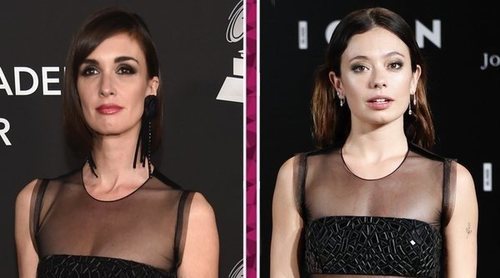 Anna Castillo y Paz Vega apuestan por el mismo vestido de Giorgio Armani para la alfombra roja