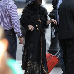 Looks de Lady Gaga: Vestido de viuda negra