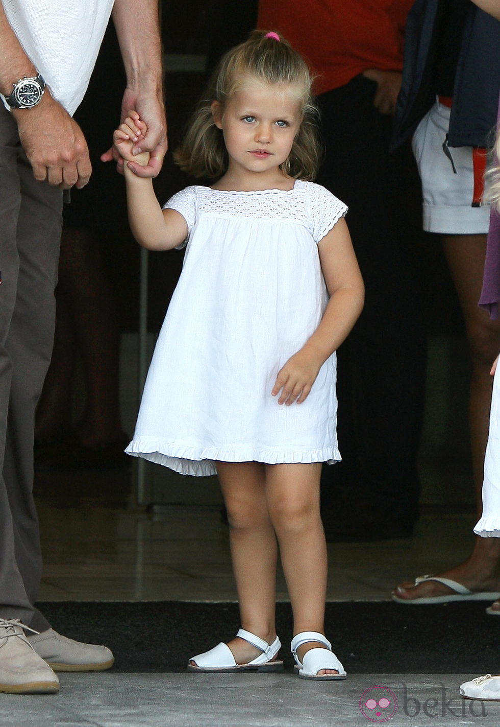 La Infanta Leonor con un vestido muy ibicenco