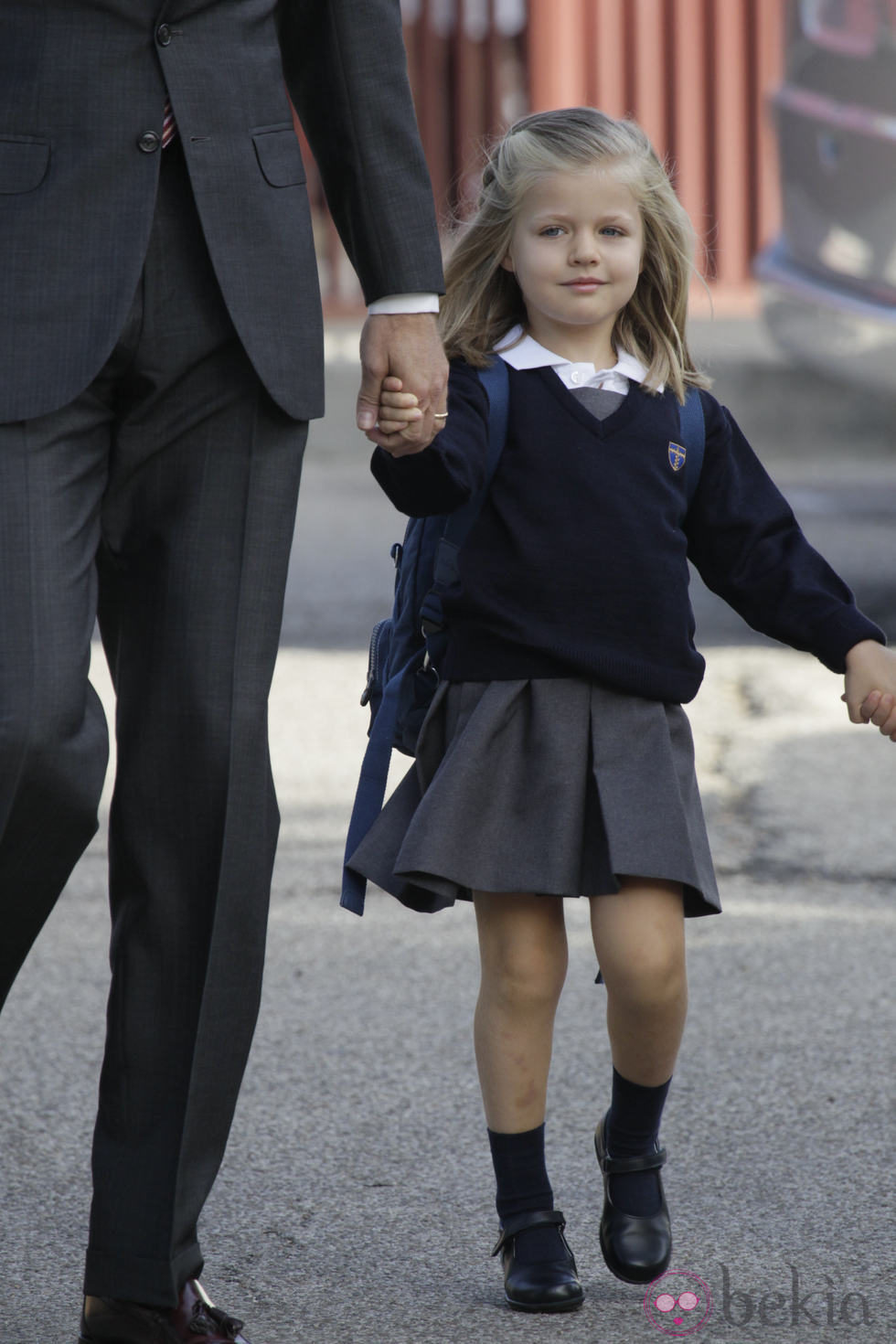 La Infanta Leonor, de uniforme