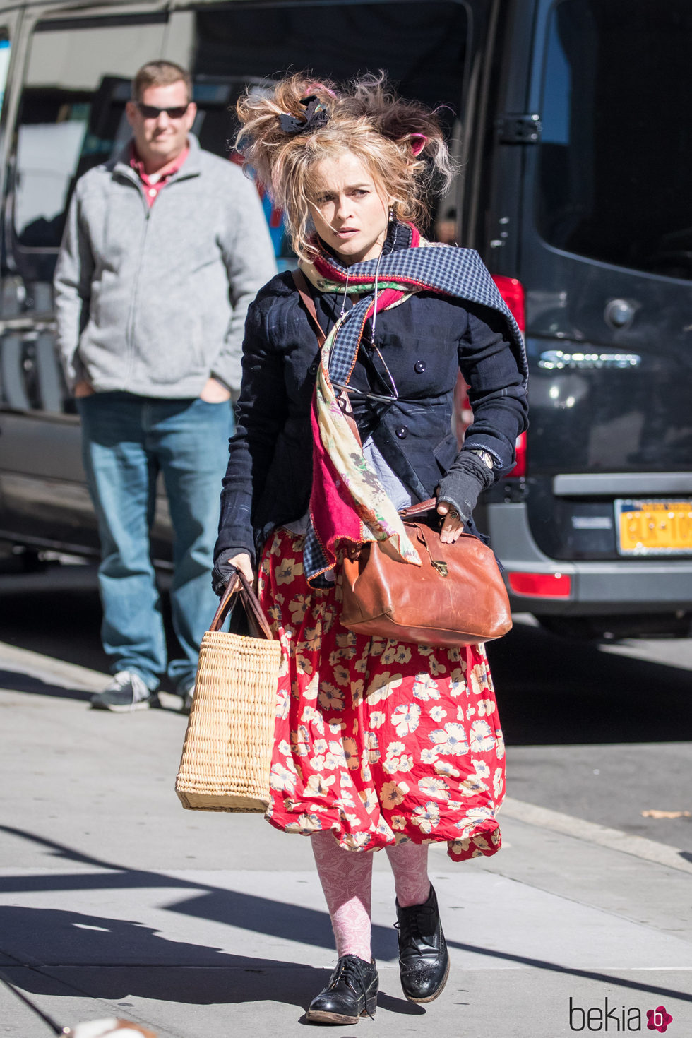 Helena Bonham Carter paseando por Londres