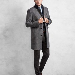 Abrigo gris de Brooks Brothers otoño/invierno 2016/2017