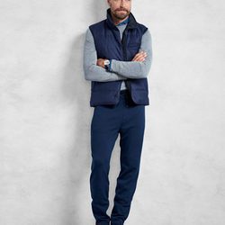 Chaleco azul marino de Brooks Brothers otoño/invierno 2016/2017