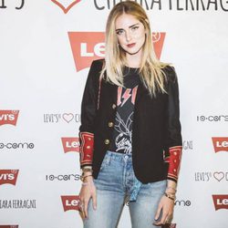 Chiara Ferragni en la presentación de los nuevos jeans 501 de Levi's