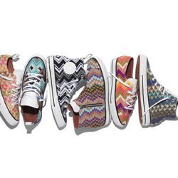 Missoni llena de color las iconicas sneakers de Converse para otono invierno 2016 2017 Bekia Moda