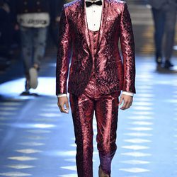 Traje de chaqueta de Dolce & Gabbana otoño/invierno 2017/2018 en la Milán Fashion Week