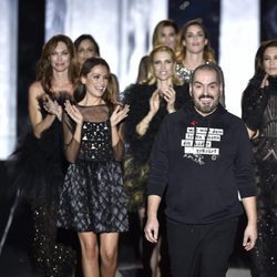 Veinte aniversario de la firma Duyos en la pasarela otoño/invierno 2017/2018 de la Madrid Fashion Week