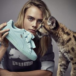 Colección 'Suede Heart Reset' primavera/verano 2017 de Puma con Cara Delevingne