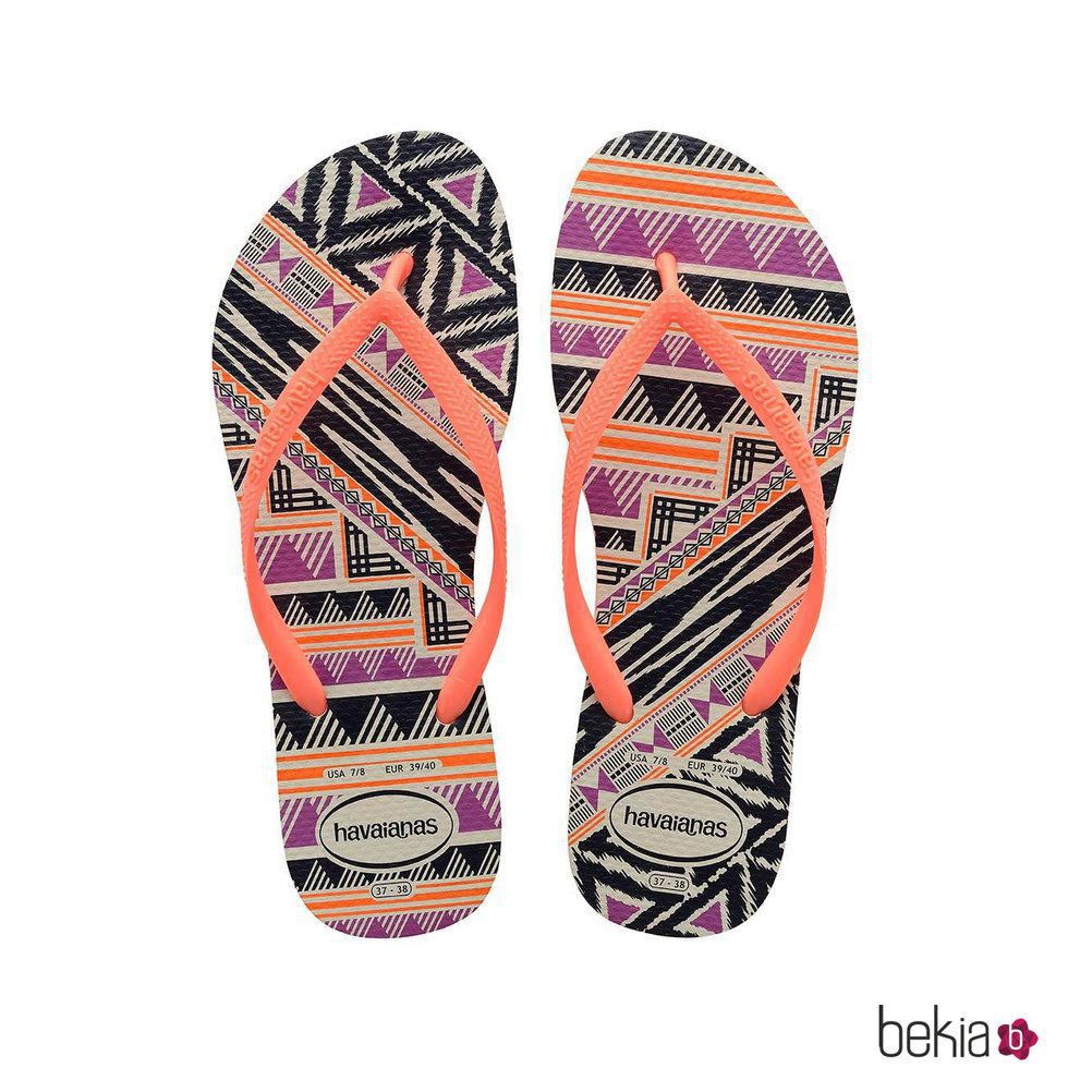 Chanclas de estampado geométrico de Havaianas primavera/verano 2017