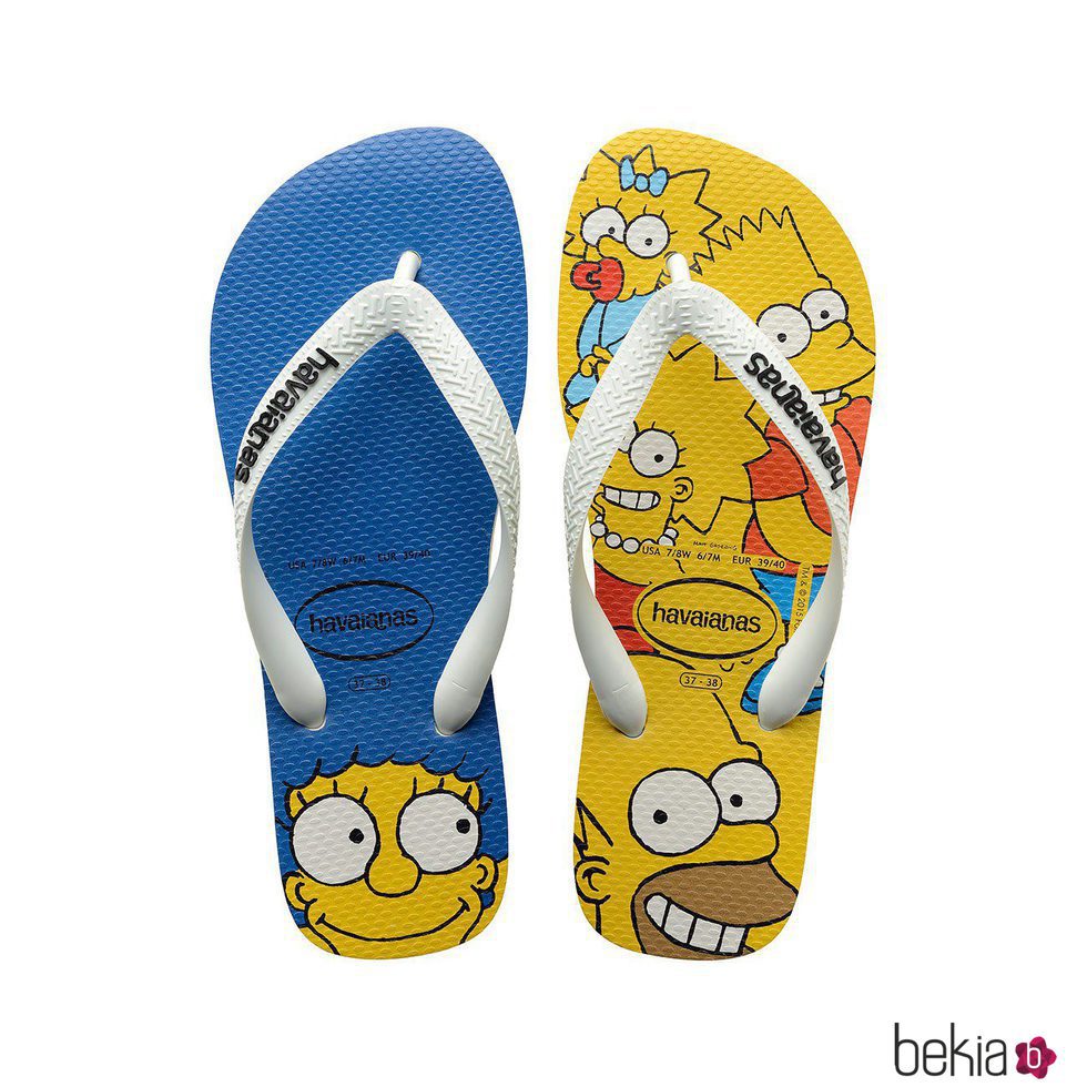 Chanclas de 'Los Simpson' de Havaianas primavera/verano 2017