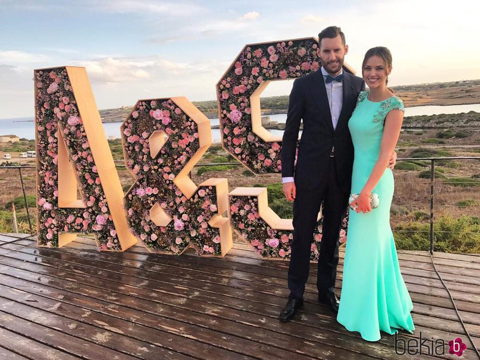 Helen Lindes en la boda de Sergio Tull