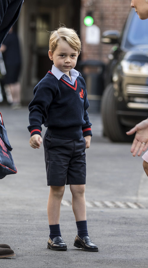 Jorge de Cambridge, el look del pequeño Príncipe en su primer día de cole