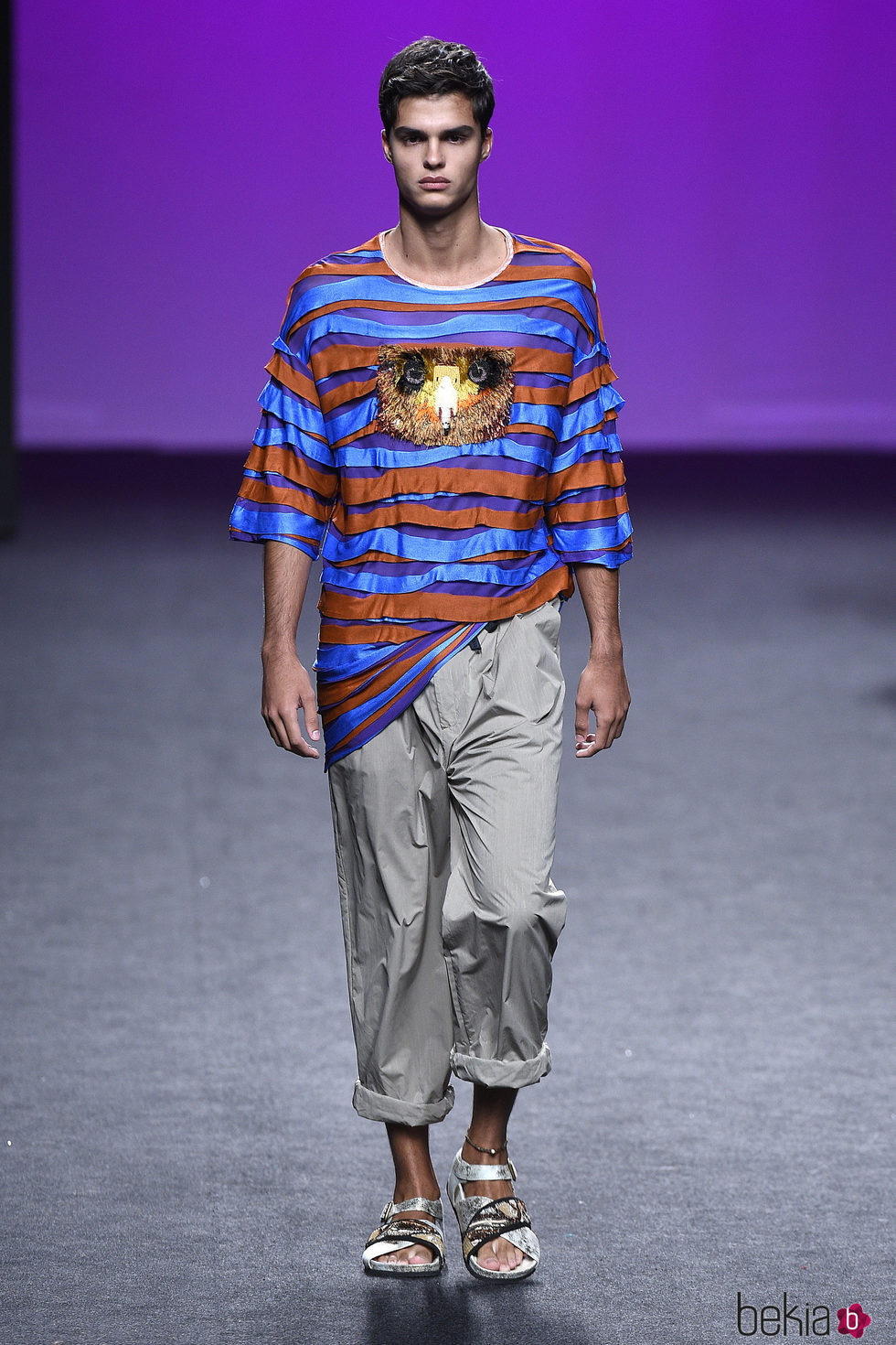 Camiseta estampada de Custo Barcelona primavera/verano 2018 en la Madrid Fashion Week