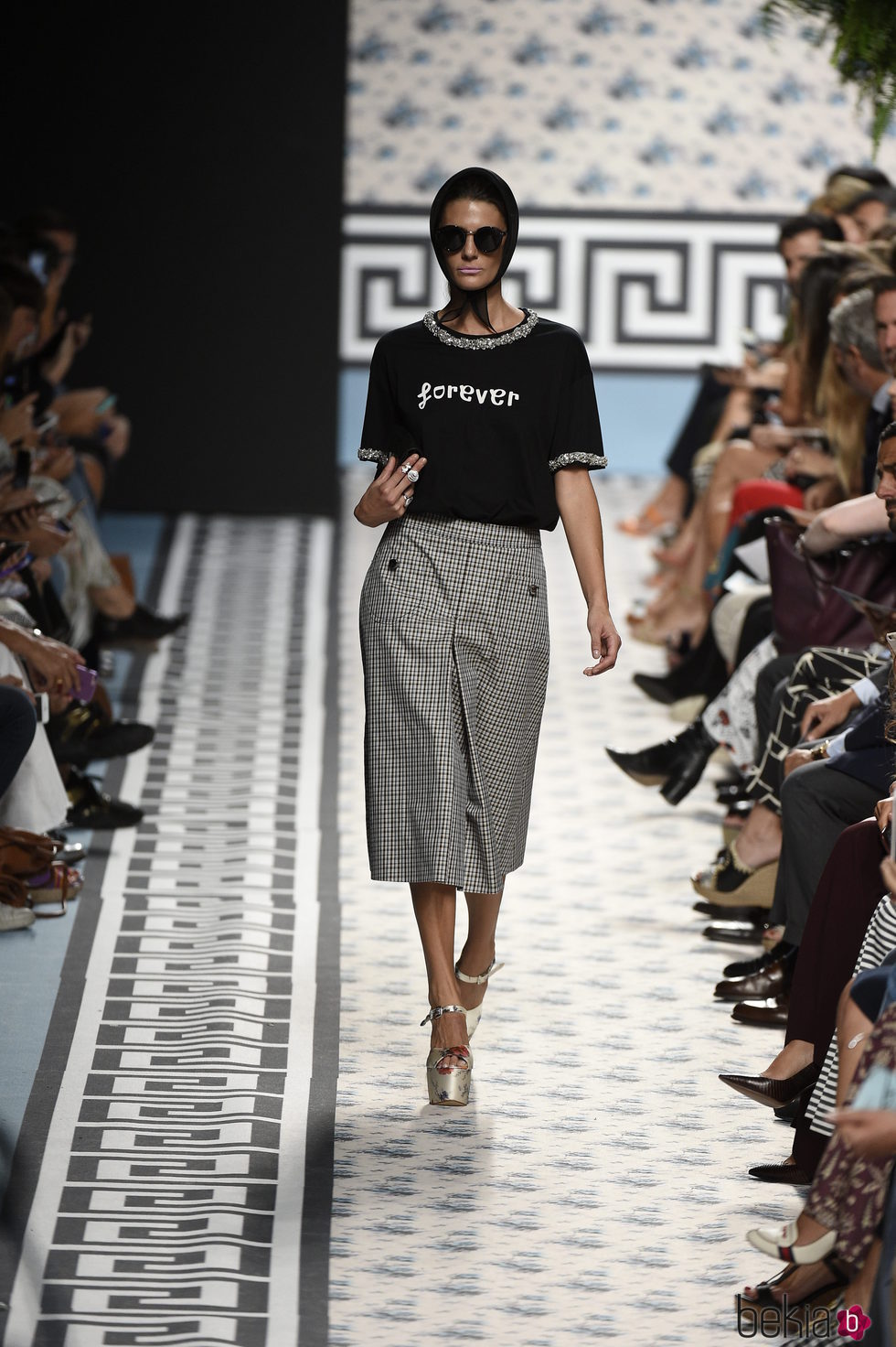 Camiseta homenaje a David Delfín de Jorge Vázquez primavera/verano 2018 en la Madrid Fashion Week