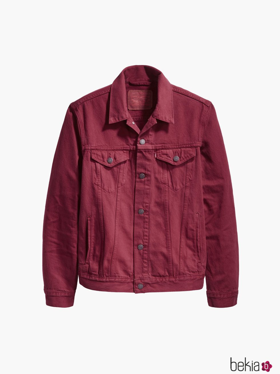 Cazadora vaquera roja para hombre de 'The Levi's Holiday 2017 Collection'