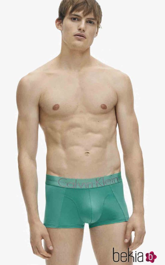 Boxer masculino en color verde de la colección spring 2018 de Calvin Klein