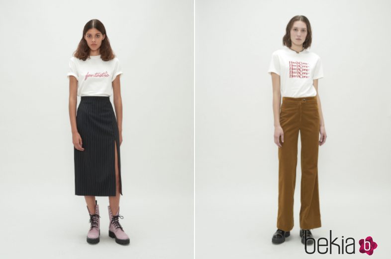 Camisetas estampadas de la colección Fantastic de Alexa Chung 2018