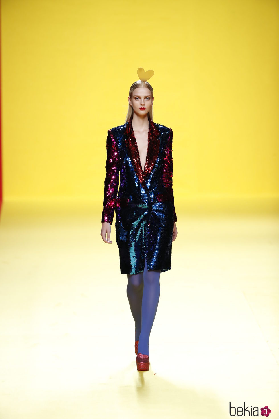 Vestido de sastrería de Ágatha Ruíz de la Prada otoño/invierno 2018/2019 en la Madrid Fashion Week