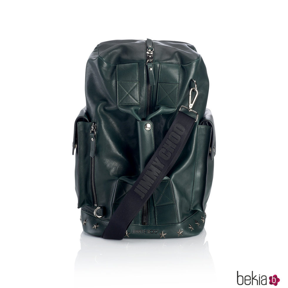 Mochila Arlo verde de la colección otoño/invierno 2017/2018 de hombre de Jimmy Choo