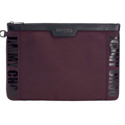 Cartera DEREK burdeos y negra  de la colección otoño/invierno 2017/2018 de hombre de Jimmy Choo