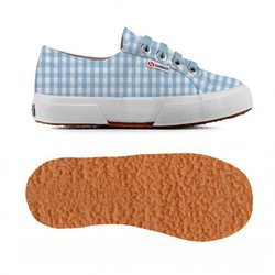 Zapatillas con cuadros vichy de Superga Kids para la temporada primavera/verano 2018