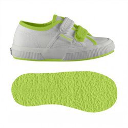 Zapatillas blancas de tela de Superga Kids para la temporada primavera/verano 2018