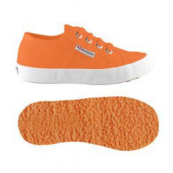 Zapatillas de cordones naranjas de Superga Kids para la temporada primavera/verano 2018