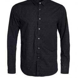 Camisa negra con estampados geométricos de Salsa para la primavera 2018