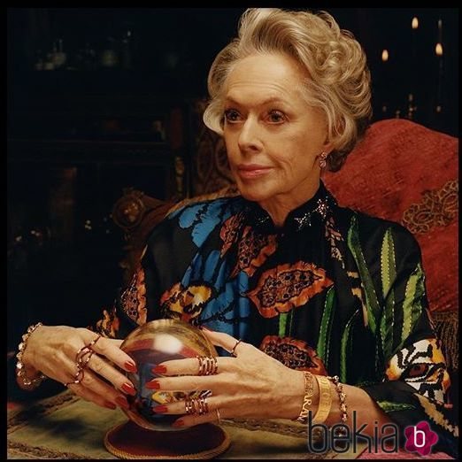 Tippi Hedren interpreta a una adivina en la nueva campaña de Gucci