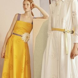 Vestidos con detalles de la colección Crucero 2019 de Carolina Herrera