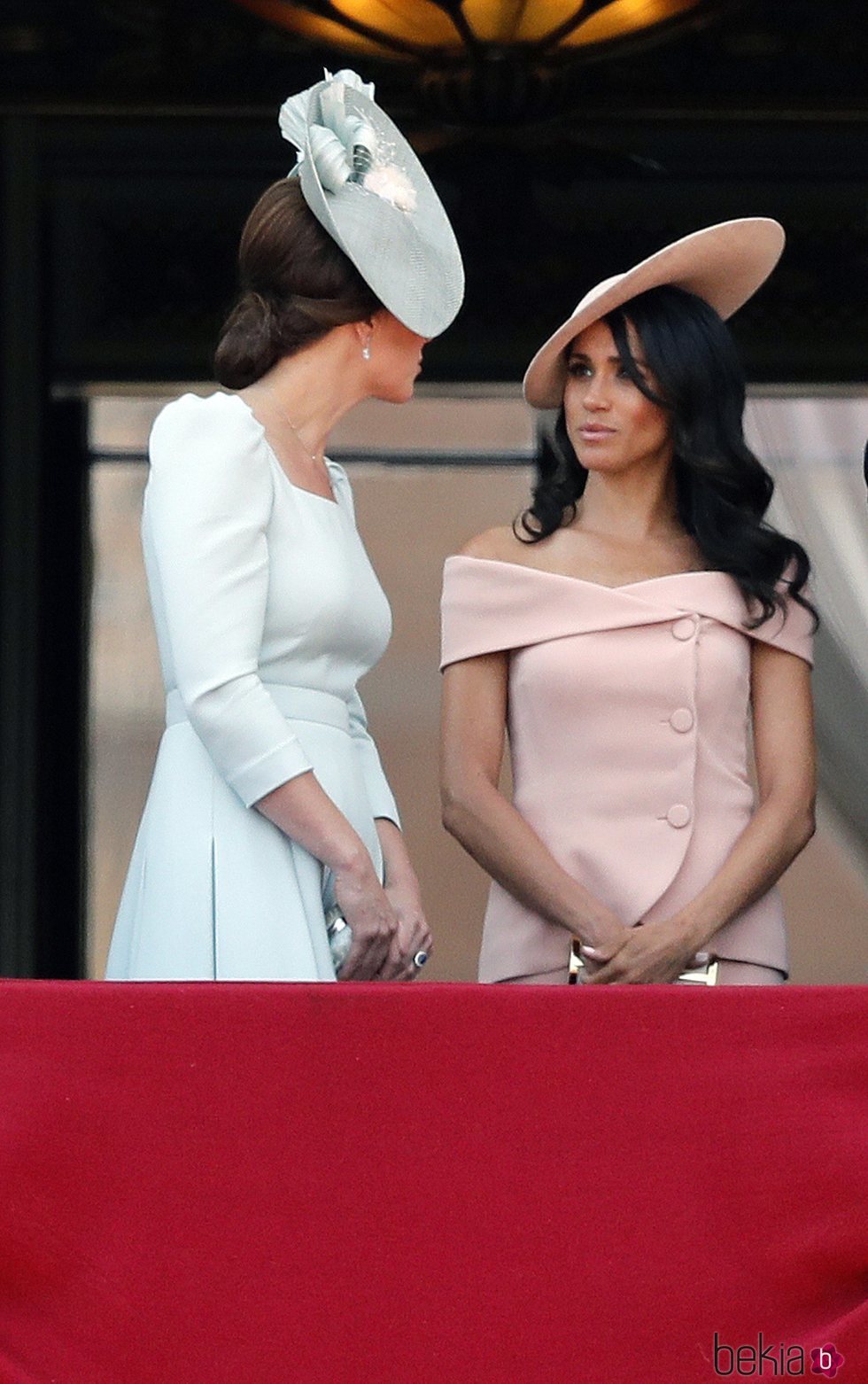 Meghan Markle vestida de Carolina Herrera en el Trooping The Colour 2018