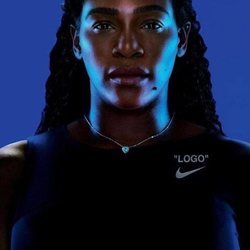 Imagen Serena Williams de la nueva colección de Virgil Abloh, Nike con Serena Williams 2018