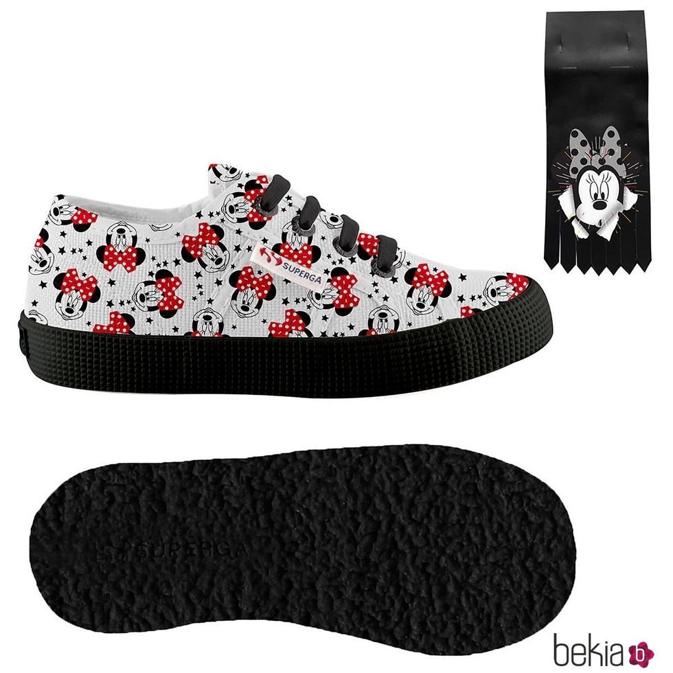 Zapatilla de Minnie de la colección 'Superga x Disney'