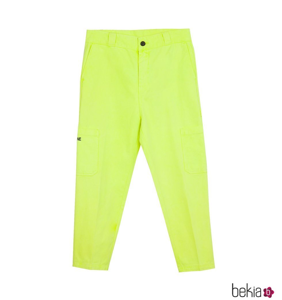 Pantalón amarillo chico colección Pantone by Bershka