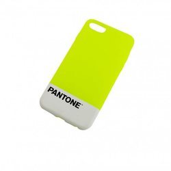 Funda móvil amarilla chico colección Pantone by Bershka