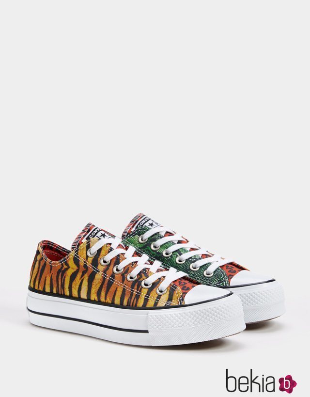 Zapatillas Converse estampado animal mix