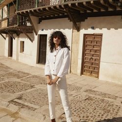 Chaqueta Ibiza y pantalones Deia de Amlul, temporada SS19, firma de Gala González