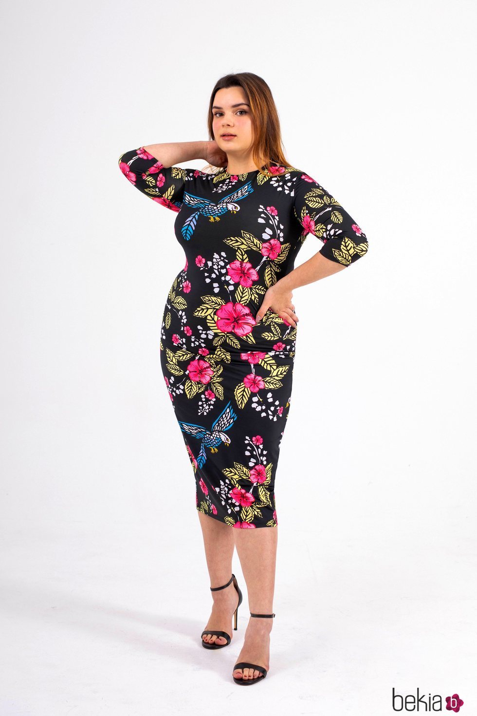 Vestido 'Cannibal flower' de la nueva línea 'curvy' de María Escoté