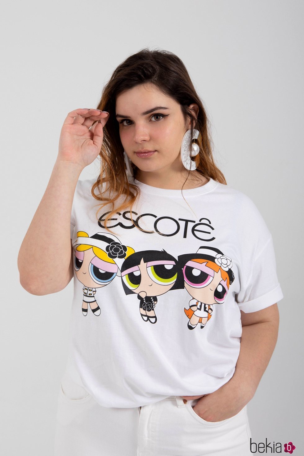 Camiseta 'Coco White T-shirt' de la nueva línea 'curvy' de María Escoté