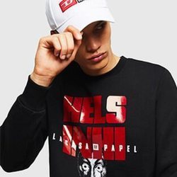 Gorra y camiseta de Diesel x 'La casa de papel'