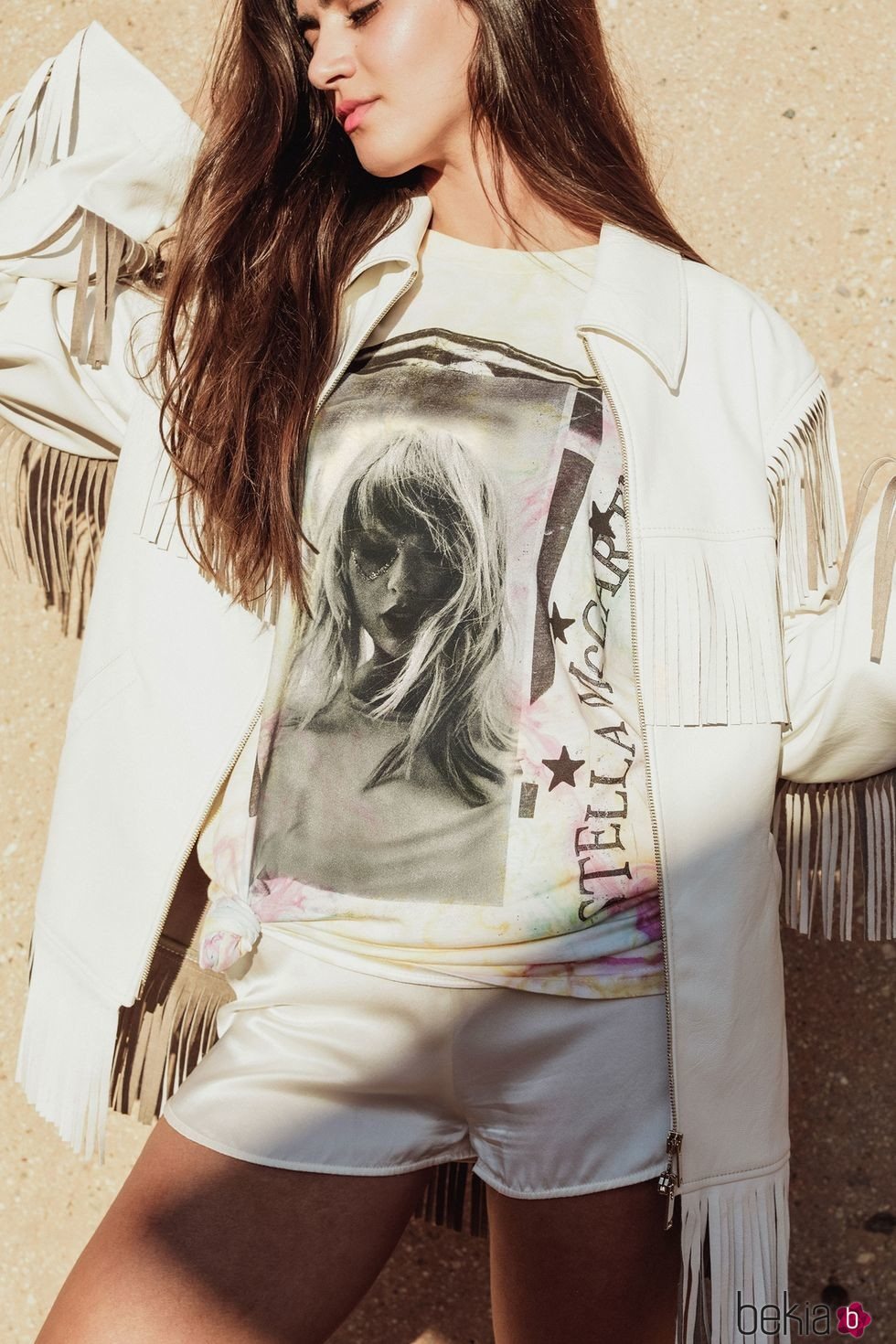 Camiseta y chaqueta de flecos Stella McCartney x Taylor Swift