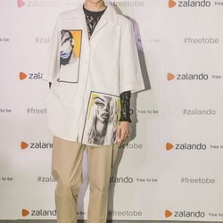 Alba Galocha en la inauguración de la pop-up store de Zalando