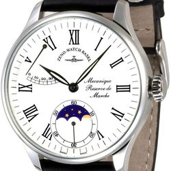 Reloj Zeno-Watch Basel con esfera blanca de la línea Godat II Roma