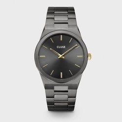 Reloj Vigoreux masculino negro de la colección primavera/verano 2020 de Cluse