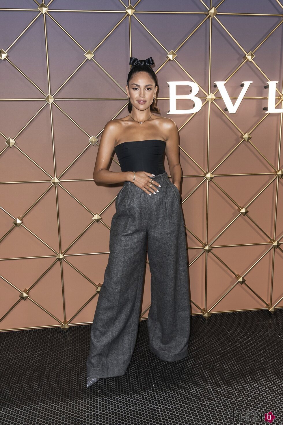 Eliza Gonzalez en un evento de Bulgari en la Semana de la Moda de Nueva York primera/verano 2022