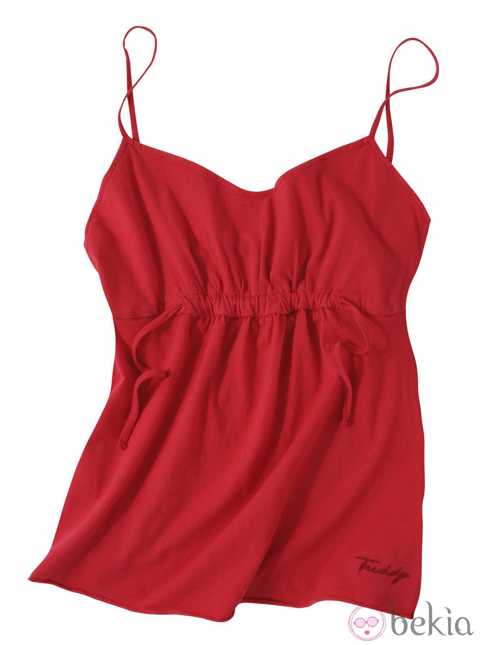 Camiseta roja de tirantes de la línea Sport Fashion para primavera/verano 2012 de Freddy