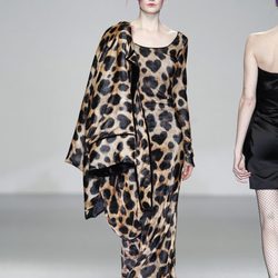 Vestido con animal print de Elisa Palomino en la Madrid Fashion Week